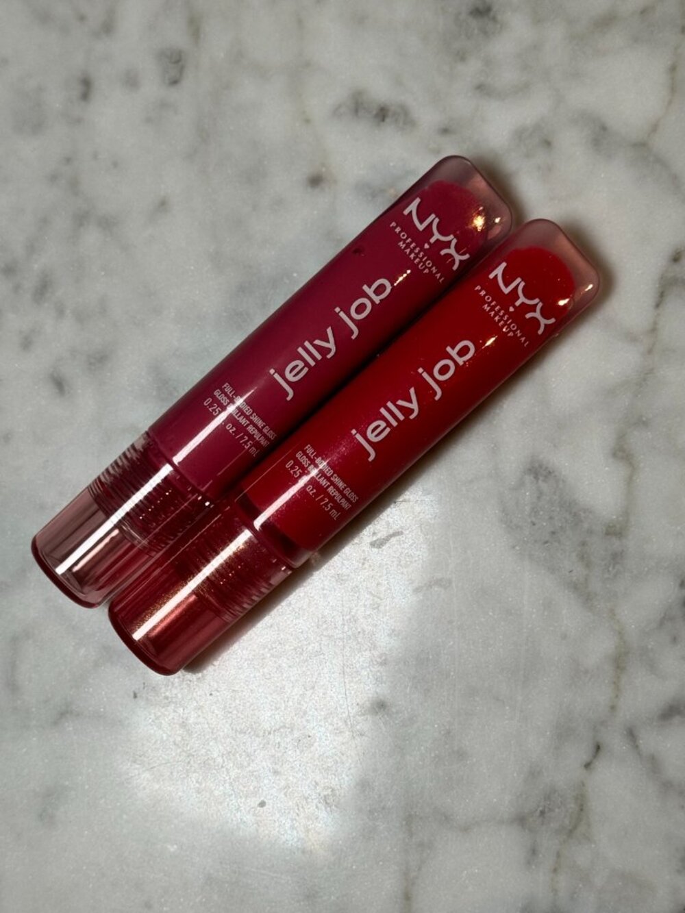 NYX Makeup Jelly Job Lip Gloss Set | Jelly Blushin' & Jelly Kiss'D | NEW MAKEUP